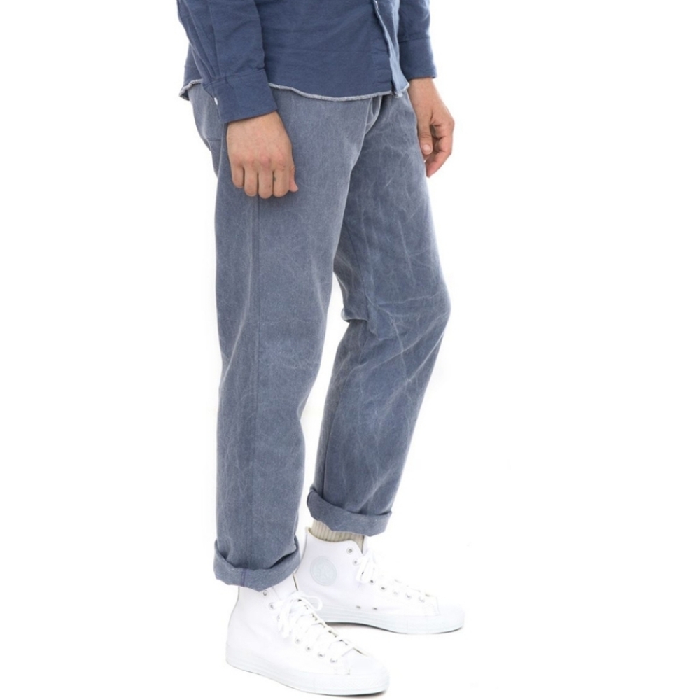 Alex Crane Bo Pants Denim Sweatpants Blue Size L